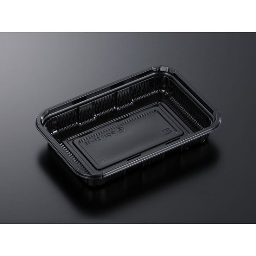 中央化学 軽食容器 HS ラクパ 21-15 BK 本体画像