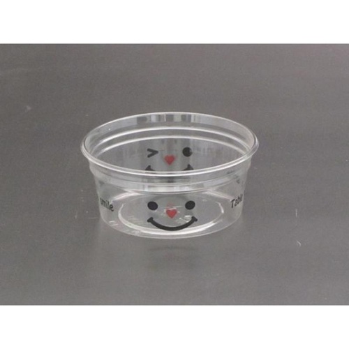 リスパック 透明カップ クリーンカップ 200B ニコニコ 本体画像