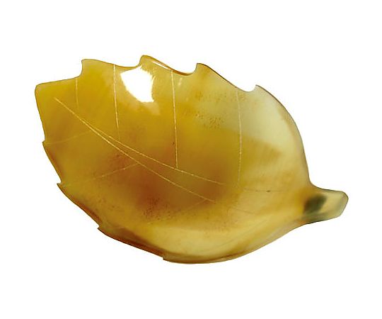 水牛角 木の葉型小皿