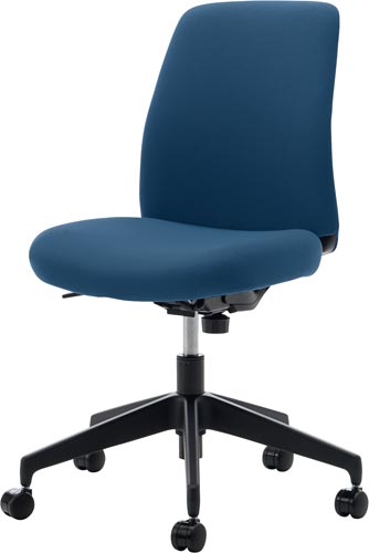 オプティローチェア　背座ネイビー　脚ブラック