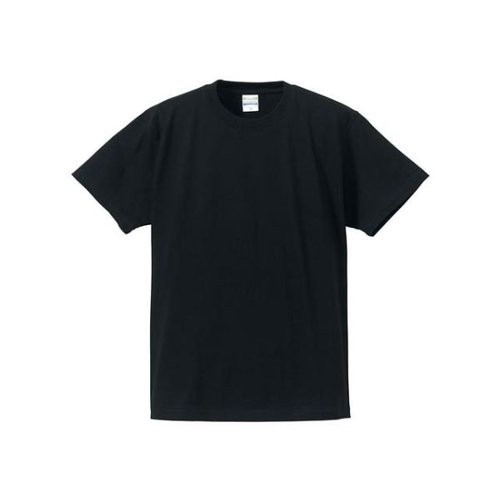 5001綿Tシャツ L ブラック United Athle [バラ販売]