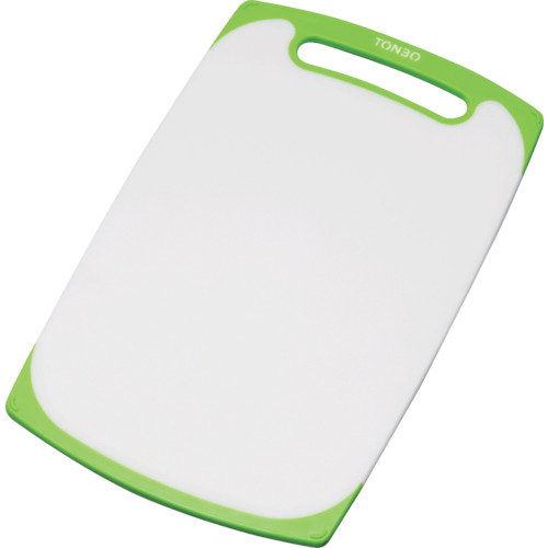 NEWﾗﾊﾞｰ付耐熱抗菌まな板 L 1個画像