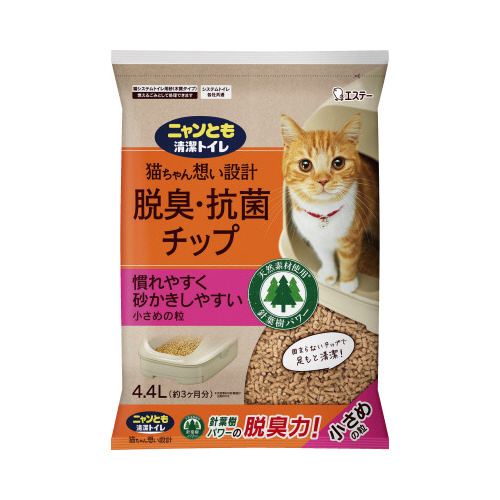 ニャンとも清潔トイレ　チップ　Ｓ　４．４Ｌ×４