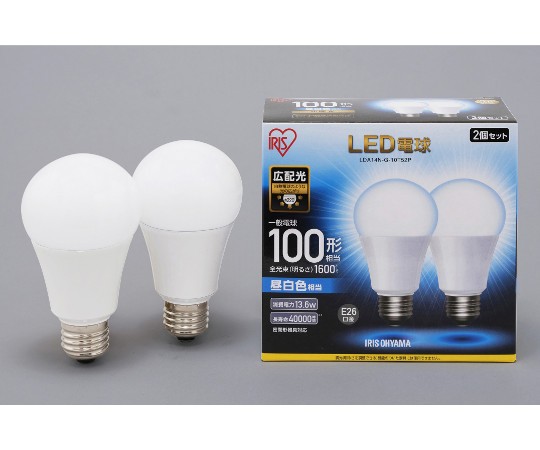 LED電球　広配光　100形相当　昼白色　2個セット画像