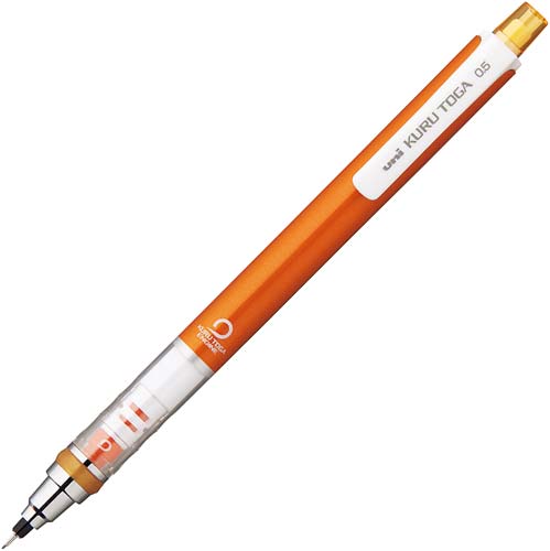 クルトガ　スタンダードモデル0.5mm　オレンジ軸