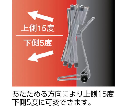 遠赤外線電気ヒーター　単相200V スリムなデザインの本体が前面に向けて配置された状態