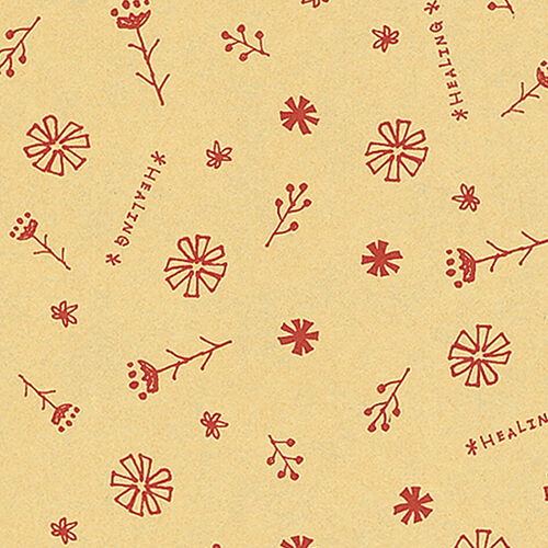 包装紙 ハトロン判 半才 ハーブフラワー Ｒ画像