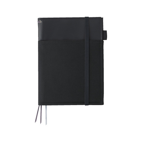 カバーノート＜システミック＞Ａ５合皮　ブラック画像