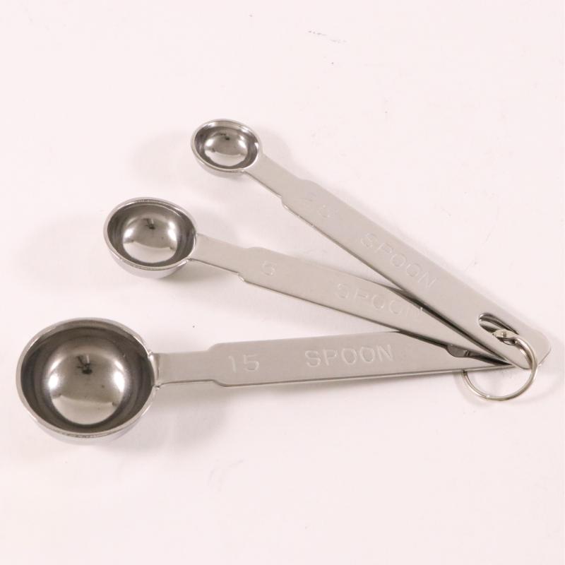 調理用品 kan 18-8厚口計量スプーン 3本組 カンダ画像
