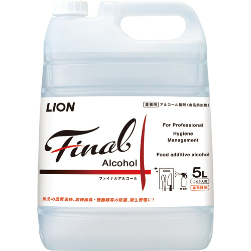 ﾌｧｲﾅﾙｱﾙｺｰﾙ 業務用 5L 1本