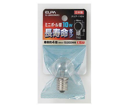 ミニボール球 G3010W E17C ロング画像