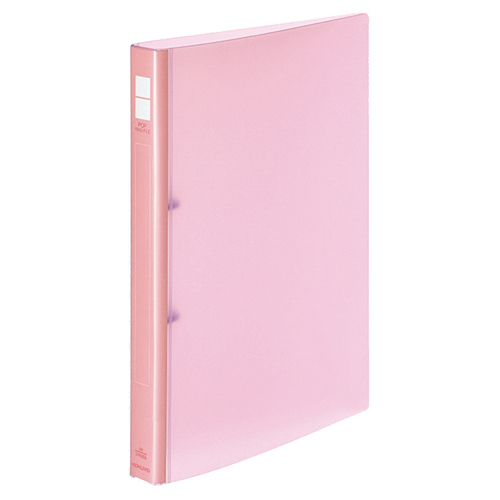 ﾎﾟｯﾌﾟﾘﾝｸﾞﾌｧｲﾙ A4ﾀﾃ 2穴 150枚収容 背幅31mm ﾋﾟﾝｸ 1ｾｯﾄ(10冊)画像