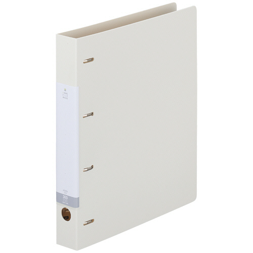 ﾘｸｴｽﾄ D型ﾘﾝｸﾞﾌｧｲﾙ A4ﾀﾃ 4穴 300枚収容 30mmとじ 背幅41mm 白 1冊