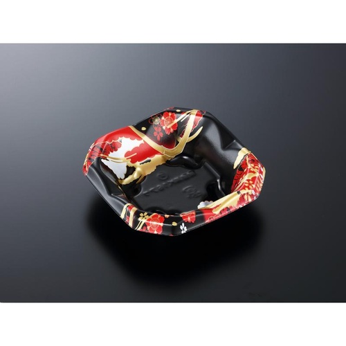 中央化学 どんぶり容器 SD 波音丼 K16浅 唄R-BK 本体画像