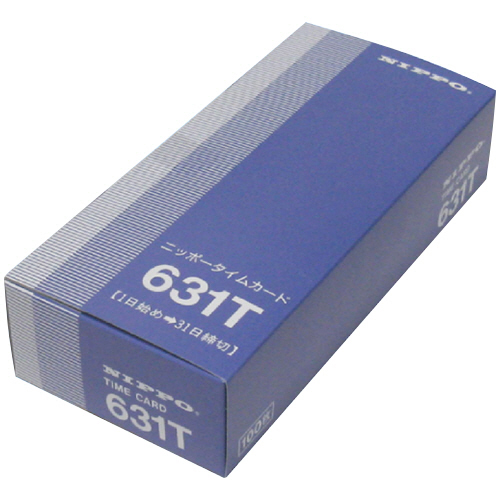 ﾆｯﾎﾟｰ 標準ﾀｲﾑｶｰﾄﾞ 月末締 1ﾊﾟｯｸ(100枚)画像