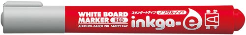 ボードマーカー　インクガイイスタンダード細字赤5本