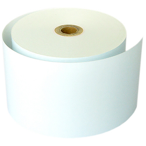 ｶﾗｰｻｰﾏﾙﾛｰﾙ紙 ﾉｰﾏﾙ保存 幅58×直径80mm×長さ63m 芯12mm 水色 1箱(8巻)