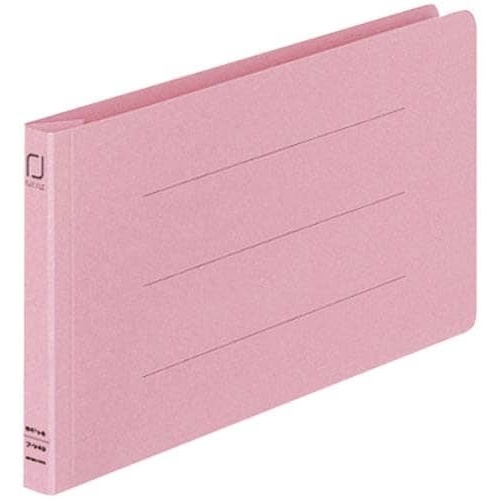 統一伝票用フラットファイルＢ４・１／３横　桃１０冊画像