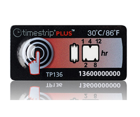 時間と温度 タイムストリップ ・プラス 30℃ 12時間 1袋（100枚入）