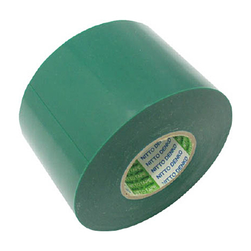 日東 脱鉛ﾀｲﾌﾟﾋﾞﾆｰﾙﾃｰﾌﾟNo.21 50mm×20m 緑 1ﾊﾟｯｸ(4巻)画像