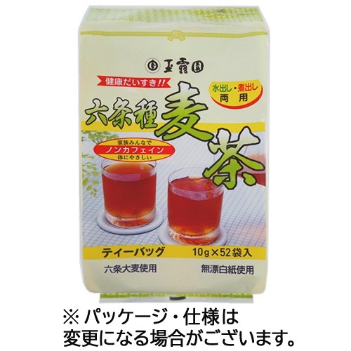 六条種麦茶 徳用 10g/バッグ 1パック(52バッグ)画像