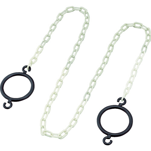 ｺｰﾝ用高輝度蓄光ﾌﾟﾗｽﾁｯｸﾁｪｰﾝ(ﾘﾝｸﾞ付) 長さ2m PE 1本画像