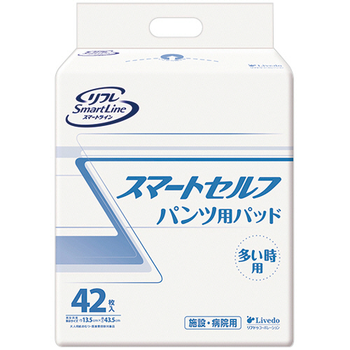 ﾘﾌﾚ ｽﾏｰﾄｾﾙﾌ ﾊﾟﾝﾂ用ﾊﾟｯﾄﾞ 多い時用 1ｾｯﾄ(168枚:42枚×4ﾊﾟｯｸ)画像