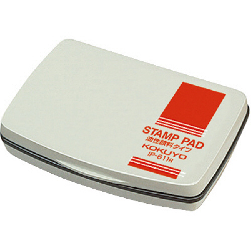 ｽﾀﾝﾌﾟ台 油性顔料ﾀｲﾌﾟ 小形 赤 1ｾｯﾄ(10個)画像