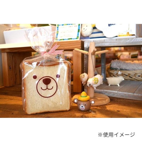 食パン袋 PP食パン1斤袋 クマ 100枚入 パケドゥソレイユ画像