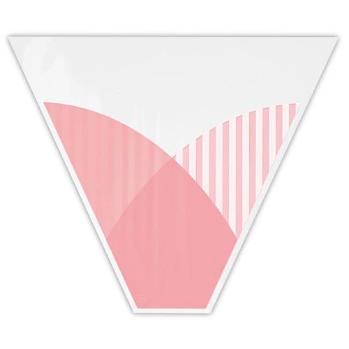 ラッピング用品 PUE-BSO1 プリエブーケOPPスリーブバッグ-1/ピンク(100枚) ヘッズ画像