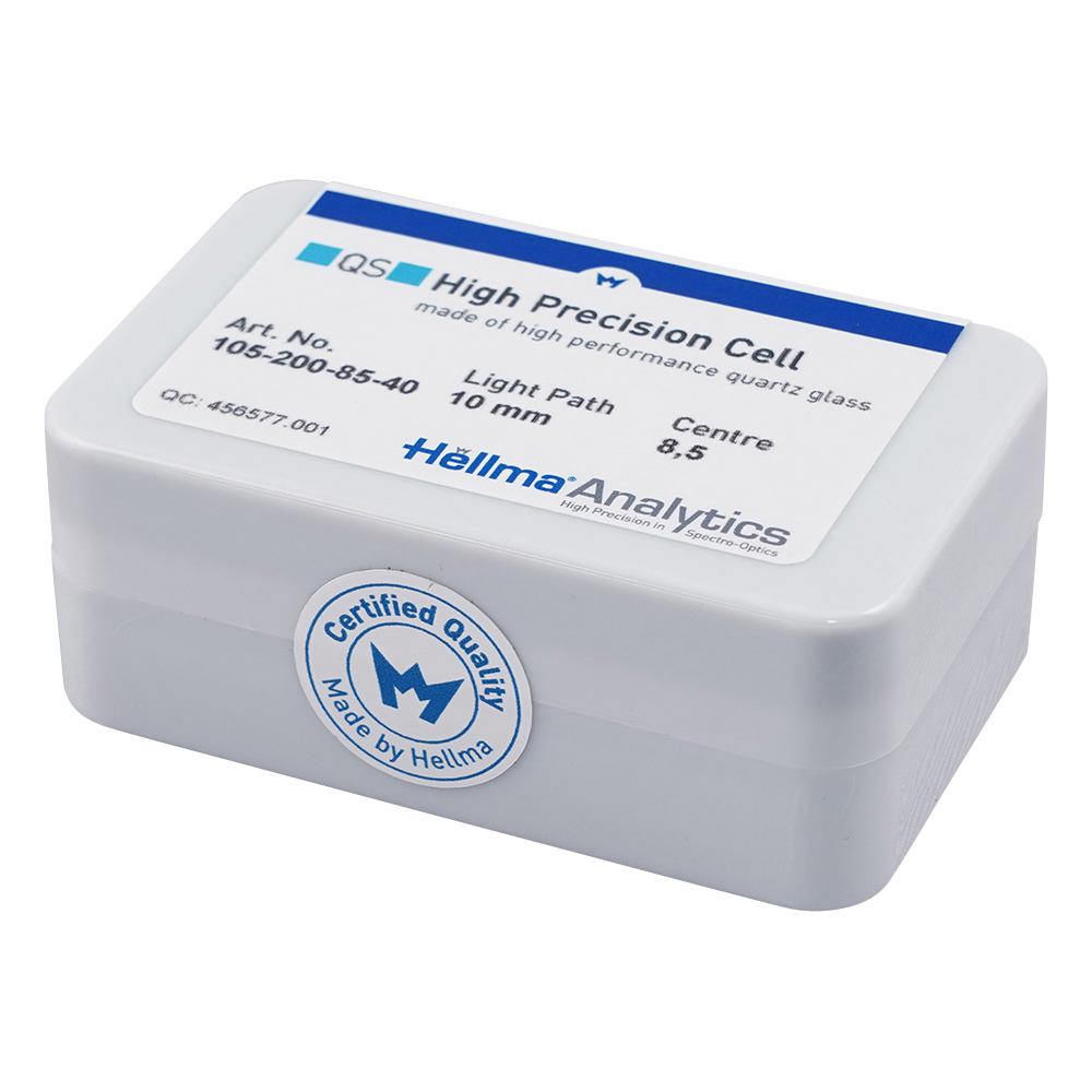 ヘルマ（R）石英セル　ウルトラマイクロ画像