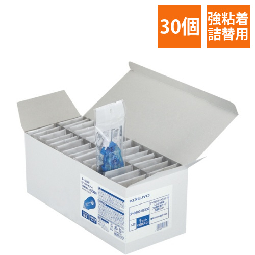 テープのり　ドットライナー　しっかり貼るタイプ　つめ替え用　8.4mm×16m　1箱(30個)画像