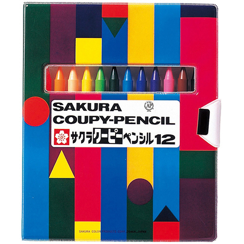 ｸｰﾋﾟｰﾍﾟﾝｼﾙ12色(ｿﾌﾄｹｰｽ入) 1ﾊﾟｯｸ画像