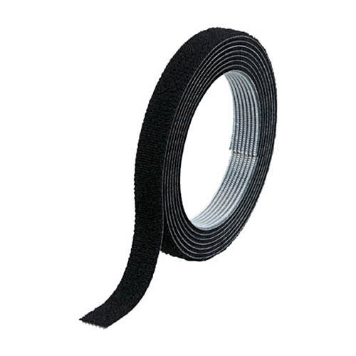 ﾏｼﾞｯｸﾊﾞﾝﾄﾞ結束ﾃｰﾌﾟ 両面ﾀｲﾌﾟ 黒 10mm×1.5m 1巻画像