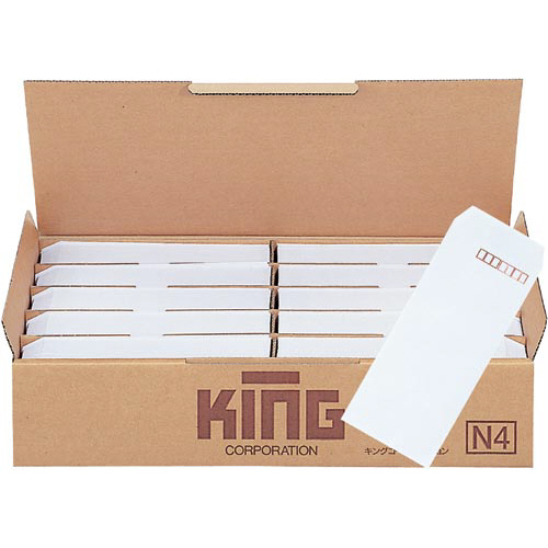 ケント封筒　長４　７０ｇ　１０００枚入　５セット画像