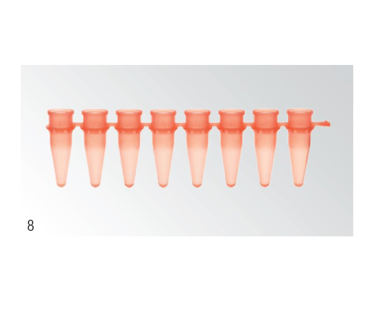 トレフ PCRチューブ 0.2mL （8連チューブ） ローズ 1箱（125本入）画像