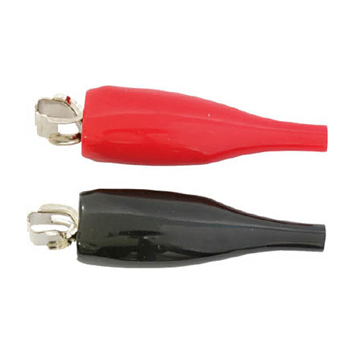 ﾊﾞｯﾃﾘｰｸﾘｯﾌﾟ 定格5A 赤/黒 1ﾊﾟｯｸ(2個:各色1個)画像