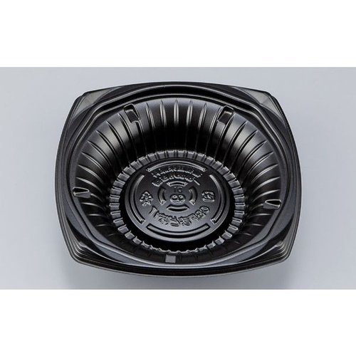 シーピー化成 どんぶり容器 CBFまど味17 黒 本体画像