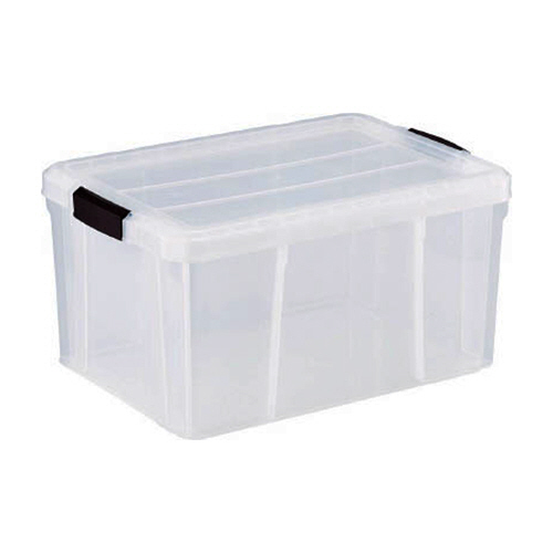 ｸﾘｱﾗｲﾄﾎﾞｯｸｽ 35L 黒半透明 1個画像