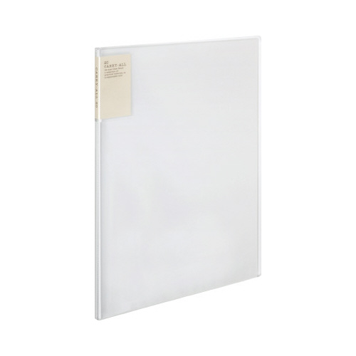 クリヤーブック　キャリーオール背ポケットＢ４透明画像