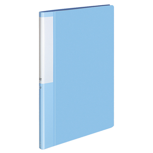 ｸﾘﾔｰﾌﾞｯｸ(POSITY) 固定式 A4ﾀﾃ 20ﾎﾟｹｯﾄ 背幅15mm ﾗｲﾄﾌﾞﾙｰ 1冊画像