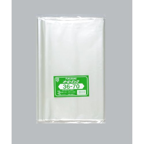 テープ無 OPP袋 オーピーパック No.36-70 50枚入 福助工業画像