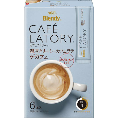 カフェラトリー　濃厚クリーミーカフェラテデカフェ６画像