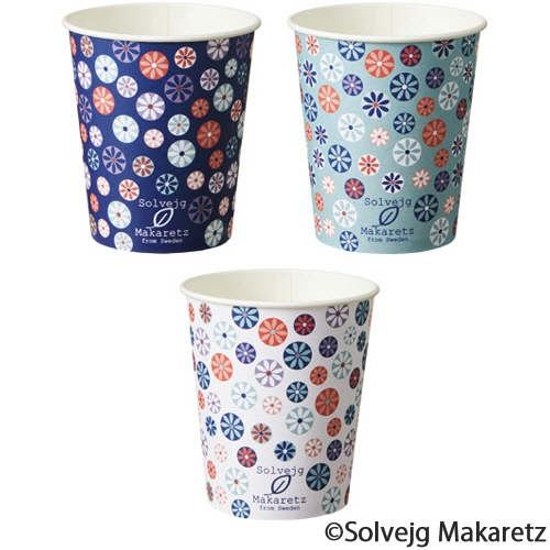 紙ｺｯﾌﾟ Mosaic Floral 150mL(5ｵﾝｽ) 1ｾｯﾄ(2400個:80個×30ﾊﾟｯｸ)画像