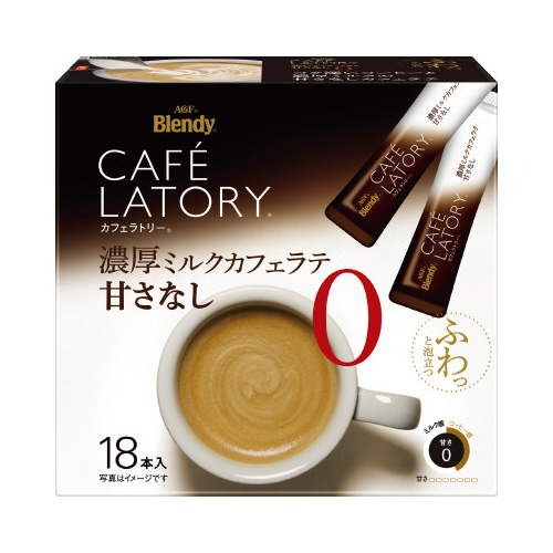 カフェラトリー濃厚ミルクラテ甘さなし１８本×２画像