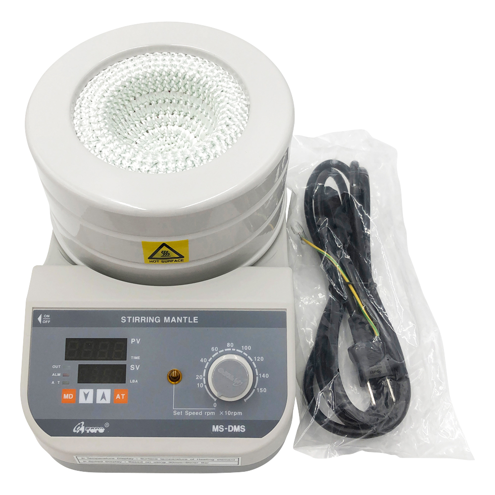 フラスコ用マントルヒータースターラー　デジタル温度調節器付き　100mL