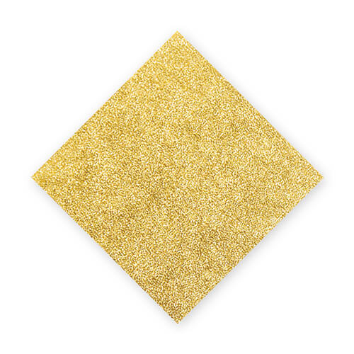 ギフトシール スクエア 無地 金 ４０片画像