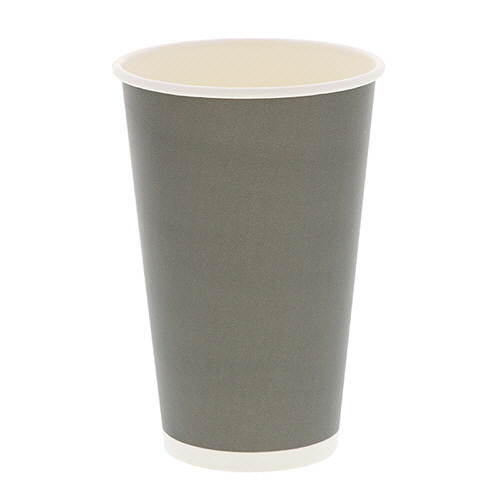 紙ｺｯﾌﾟ ﾍﾟｰﾊﾟｰｶｯﾌﾟ ｱｲｽ･ﾎｯﾄ 16ｵﾝｽ ﾗｲﾄｸﾞﾚｰ 1ｾｯﾄ(1000個:25個×40ﾊﾟｯｸ)画像