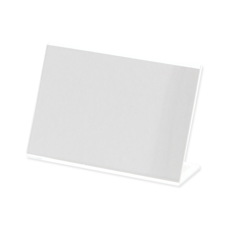 Ｌ－１２１　メタクリルＬ型カード立画像