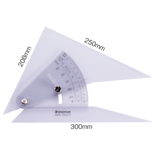 ﾏﾙｽ 勾配三角定規 25cm 1個画像